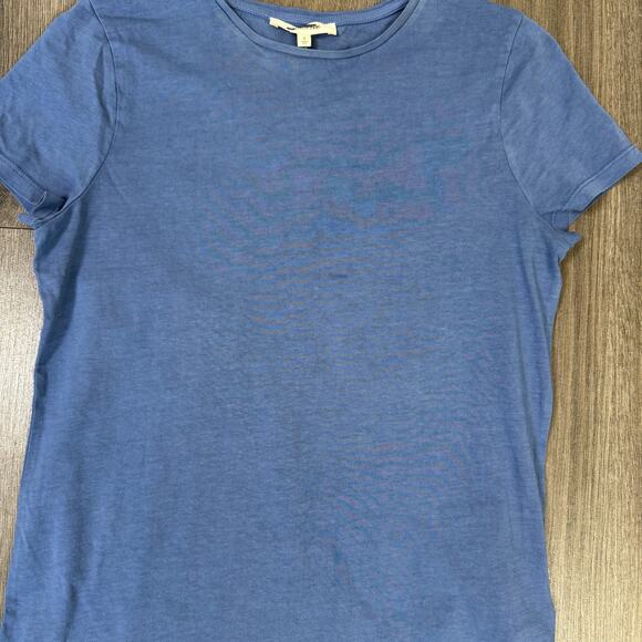 Madewell Essential Slim Tee WMNS S Delphinium Blue Lightweight Cotton Stretchy - Picture 5 of 8